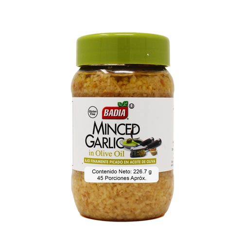 Ajo finamente picado en aceite oliva BADIA