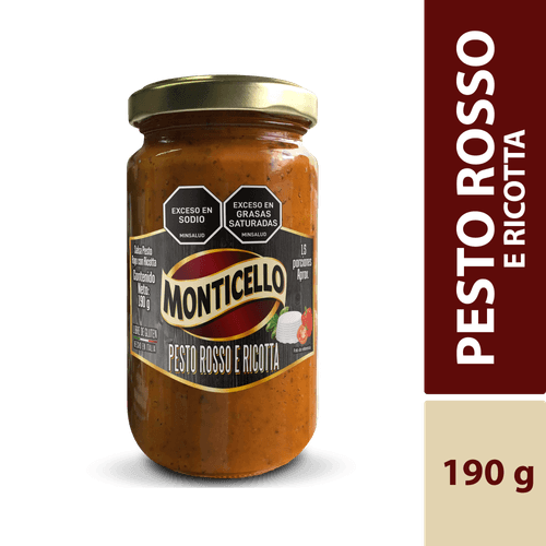 Salsa Pesto Rosso e Ricotta MONTICELLO